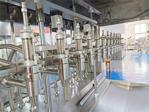 仔細(xì)看，食用油灌裝機(jī)在小包裝食用油中的灌裝流程